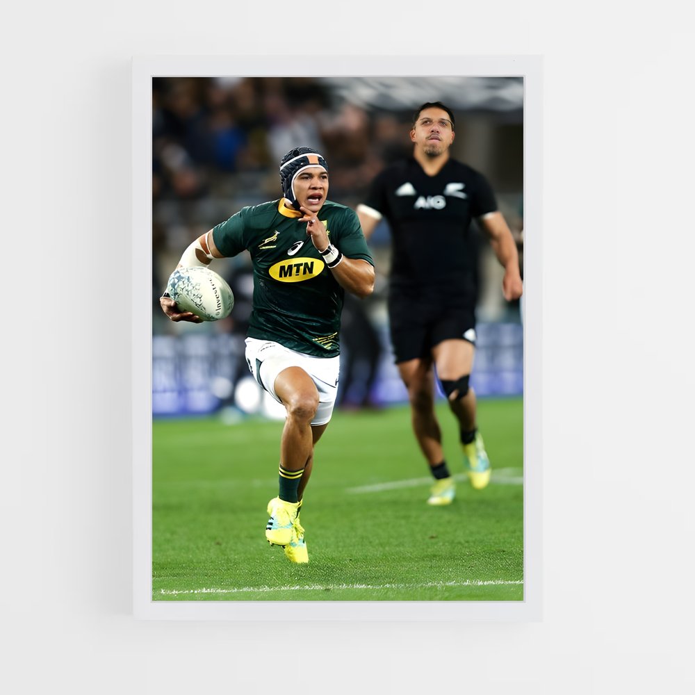 Poster Envolée de Cheslin – affiche Rugby (vue 3)